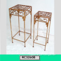 Set of 2 Wrought Iron Flower Pot Stand